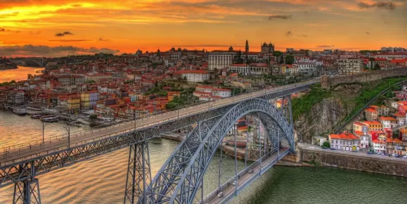 Porto with Dom Luis Bridge