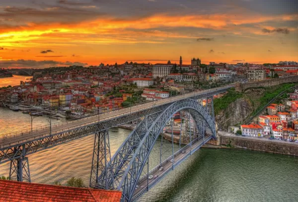 Porto with Dom Luis Bridge