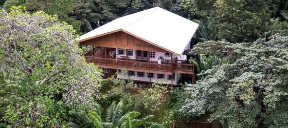 Main lodge entry