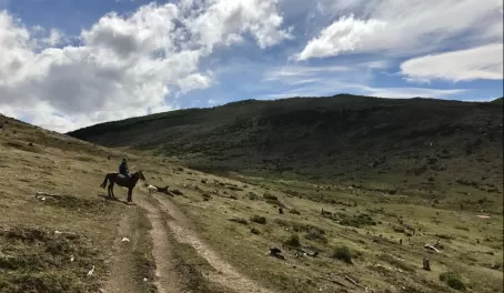 Horseback riding outside Puerto Natales