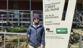Entrance to Torres del Paine Park
