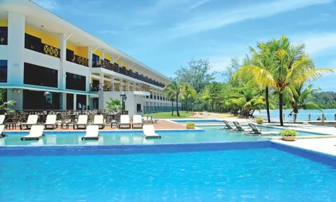 Exterior pool view