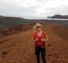 Hiking on Santiago Island