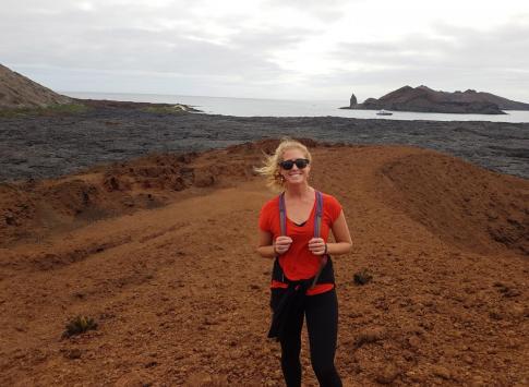 Hiking on Santiago Island