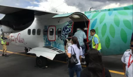 The tiny plane to Puerto Jimenez