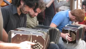 Street musicians in Buenos Aires