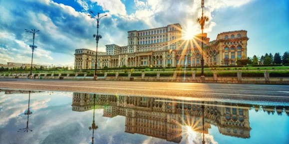 Parliament Palace in Bucharest, Romania
