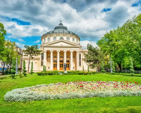 Romanian Athenaeum Of Bucharest, Romania