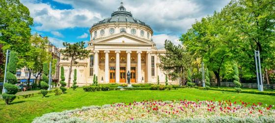 Romanian Athenaeum Of Bucharest, Romania