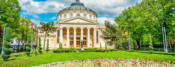Romanian Athenaeum Of Bucharest, Romania