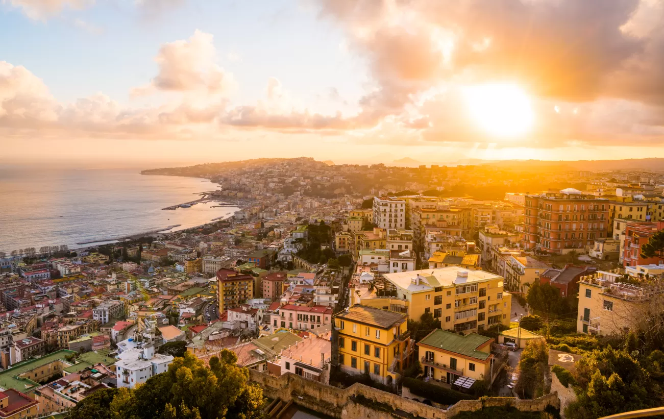 Naples at Sunset, Italy