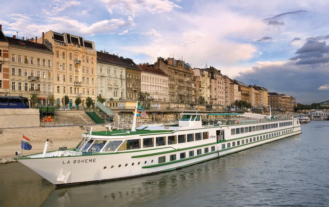 MS La Boheme sailing along the blue Danube