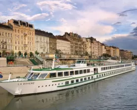 MS La Boheme sailing along the blue Danube