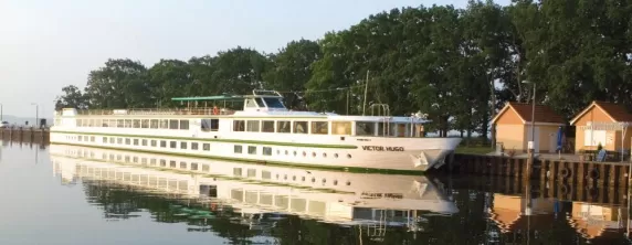 MS Victor Hugo sailing along the Rhine River