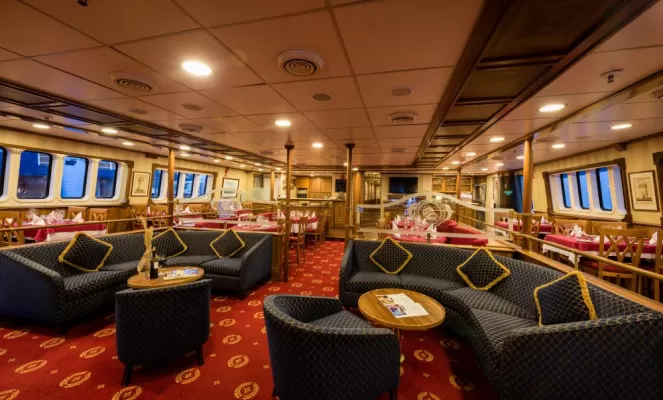 Panorama Main Deck Dining and Lounge Areas