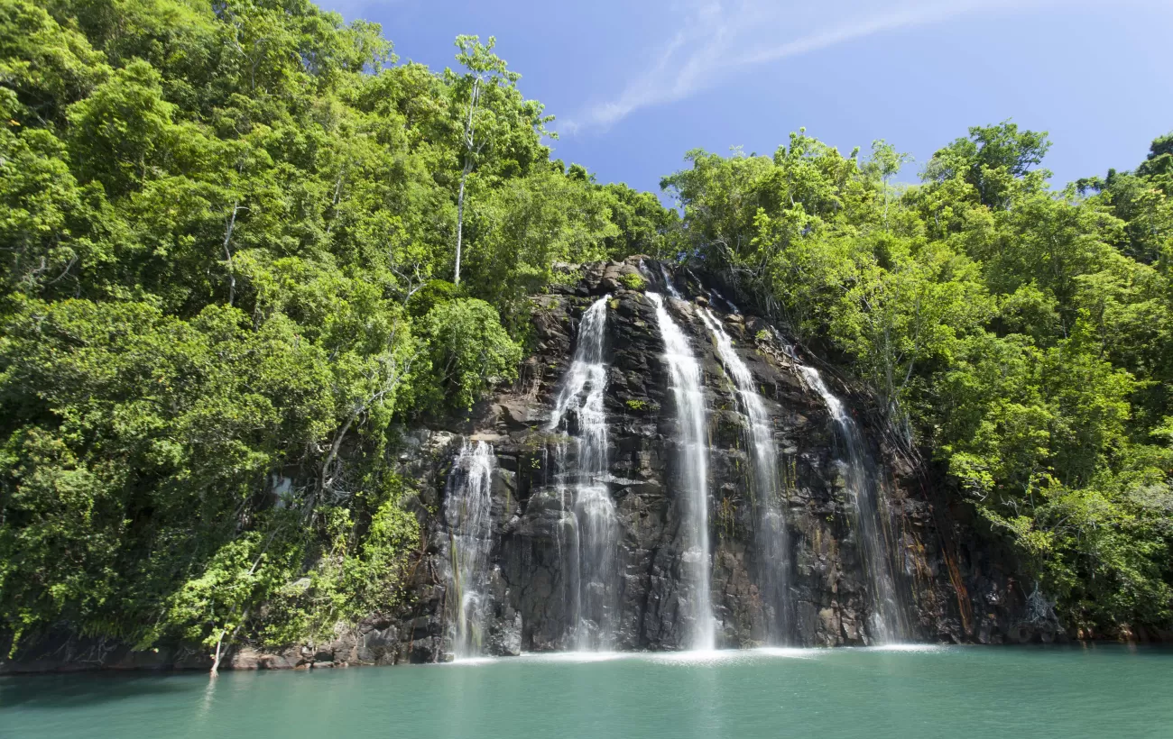 Breathaking view of Kahatola Waterfall in Ternate