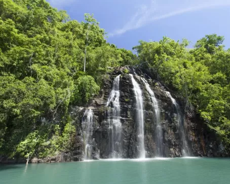 Breathaking view of Kahatola Waterfall in Ternate