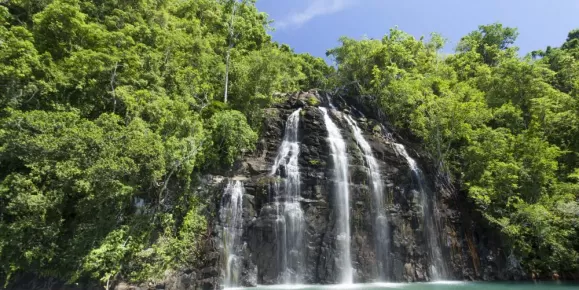 Breathaking view of Kahatola Waterfall in Ternate