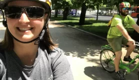 Biking in Santiago