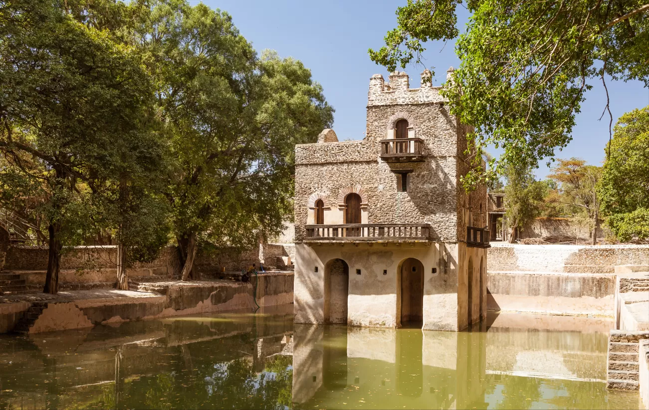 Timket Celebration is held at Fasilides Bath in Gondar