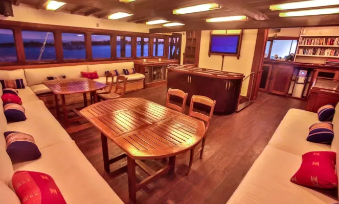Interior of the Ombak Putih