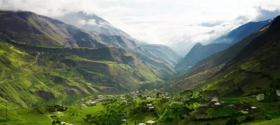 Landscape of mainland Ecuador