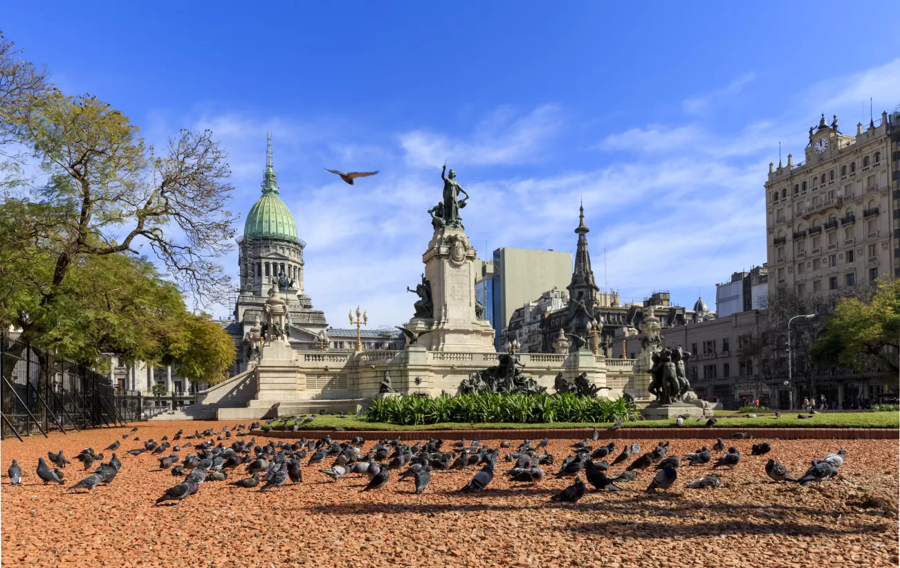 Congress building in Buenos Aires