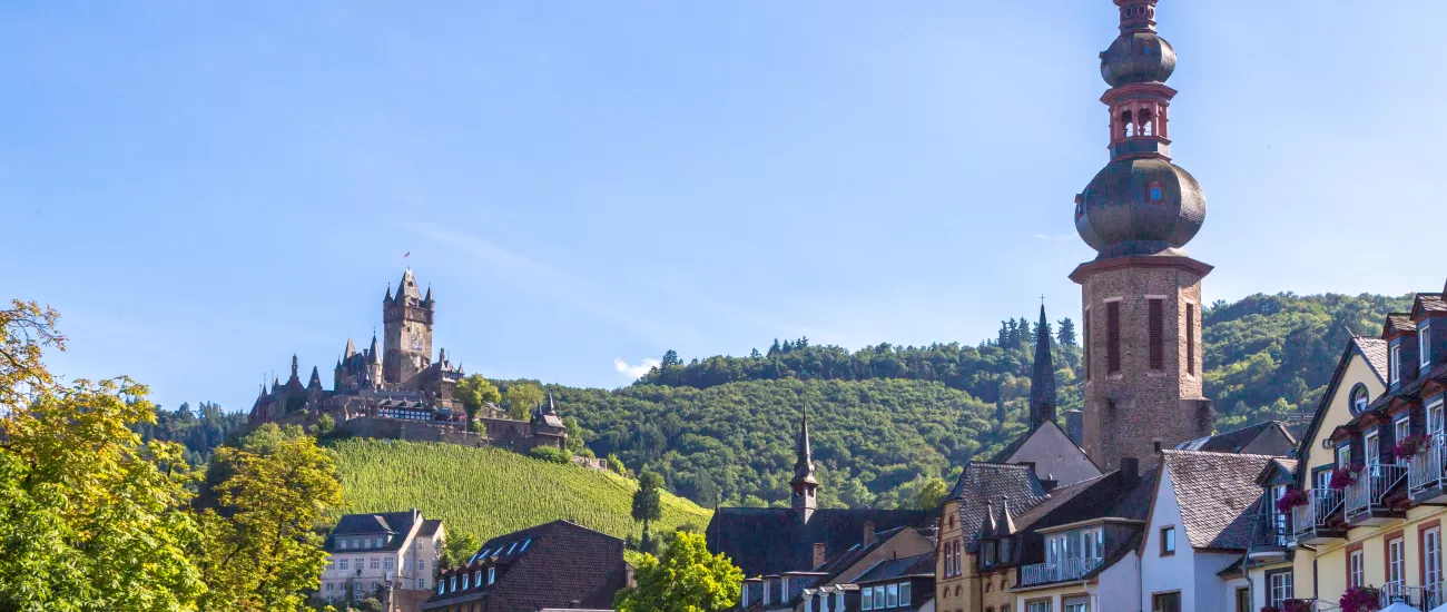 Cochem town on the Mosel River, Germany