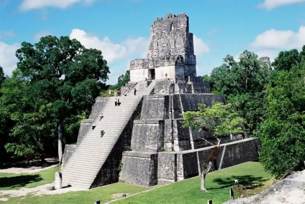 Tikal temple in Guatemala