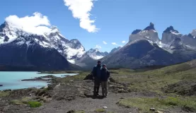 Hiking in Torres del Paine park