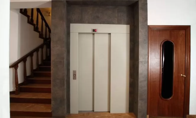 Elevator at the Hotel Hacienda Plaza de Armas