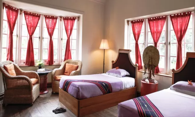 Twin Bedroom at the Amara Mountain Resort