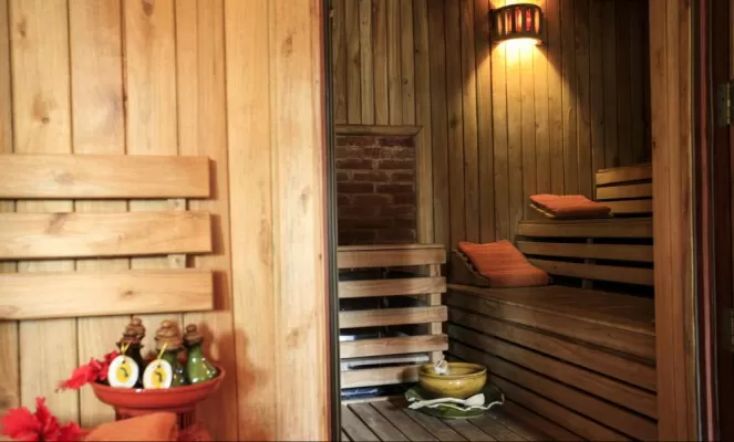 Sauna at the Amara Mountain Resort