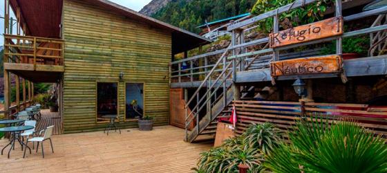 Exterior view of the Refugio Nautico Ecolodge