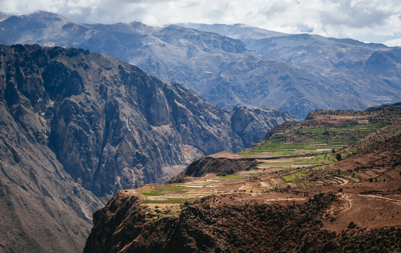 Andes Mountains in Colca Canyon
