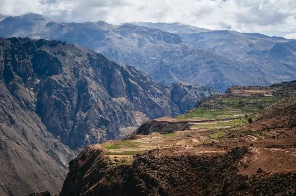 Andes Mountains in Colca Canyon