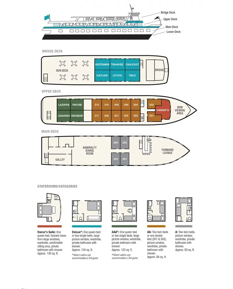 Admiralty Dream Deck Plan