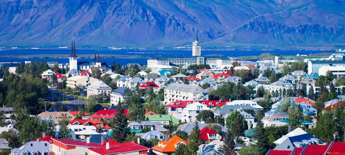 View of Reykjavik from the Church Tower