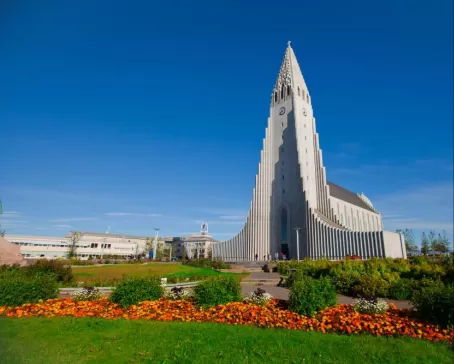 Hallgrimskirkja Church in Reykjavik