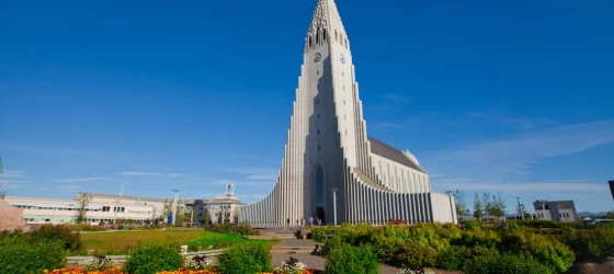Hallgrimskirkja Church in Reykjavik