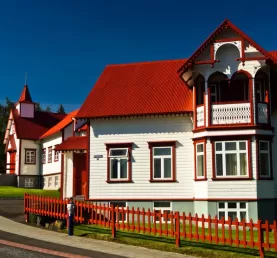 A quaint Catholic Church in Akureyri