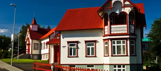 A quaint Catholic Church in Akureyri