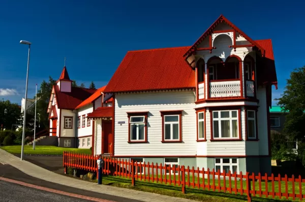 A quaint Catholic Church in Akureyri