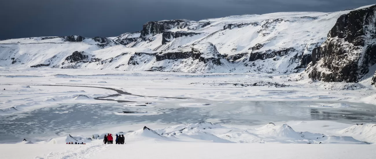 The Eyjafjallajokull Glacier
