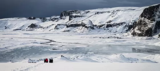 The Eyjafjallajokull Glacier