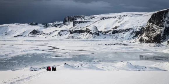 The Eyjafjallajokull Glacier