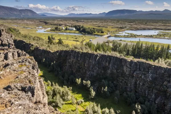 Stunning landscape of Thingvellir