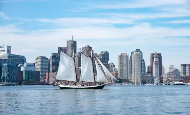 Experience a sailing adventure aboard the Liberty Clipper