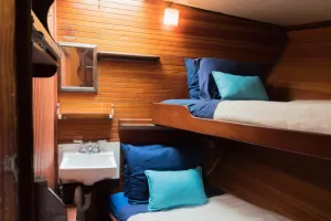 Accommodations aboard the Liberty Clipper
