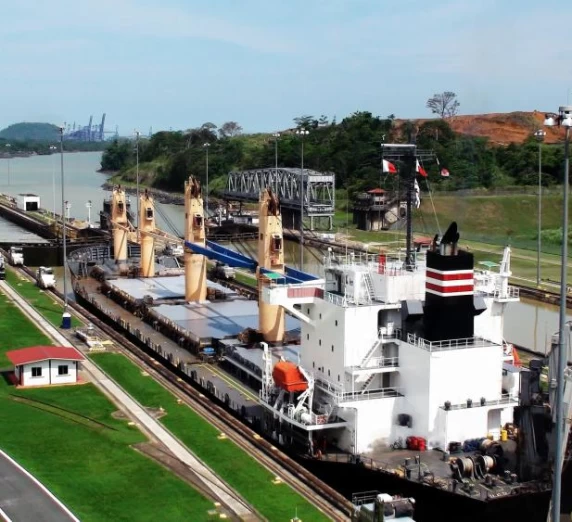Ship in the Panama Canal